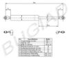 NISSA 90450G9503 Gas Spring, boot-/cargo area